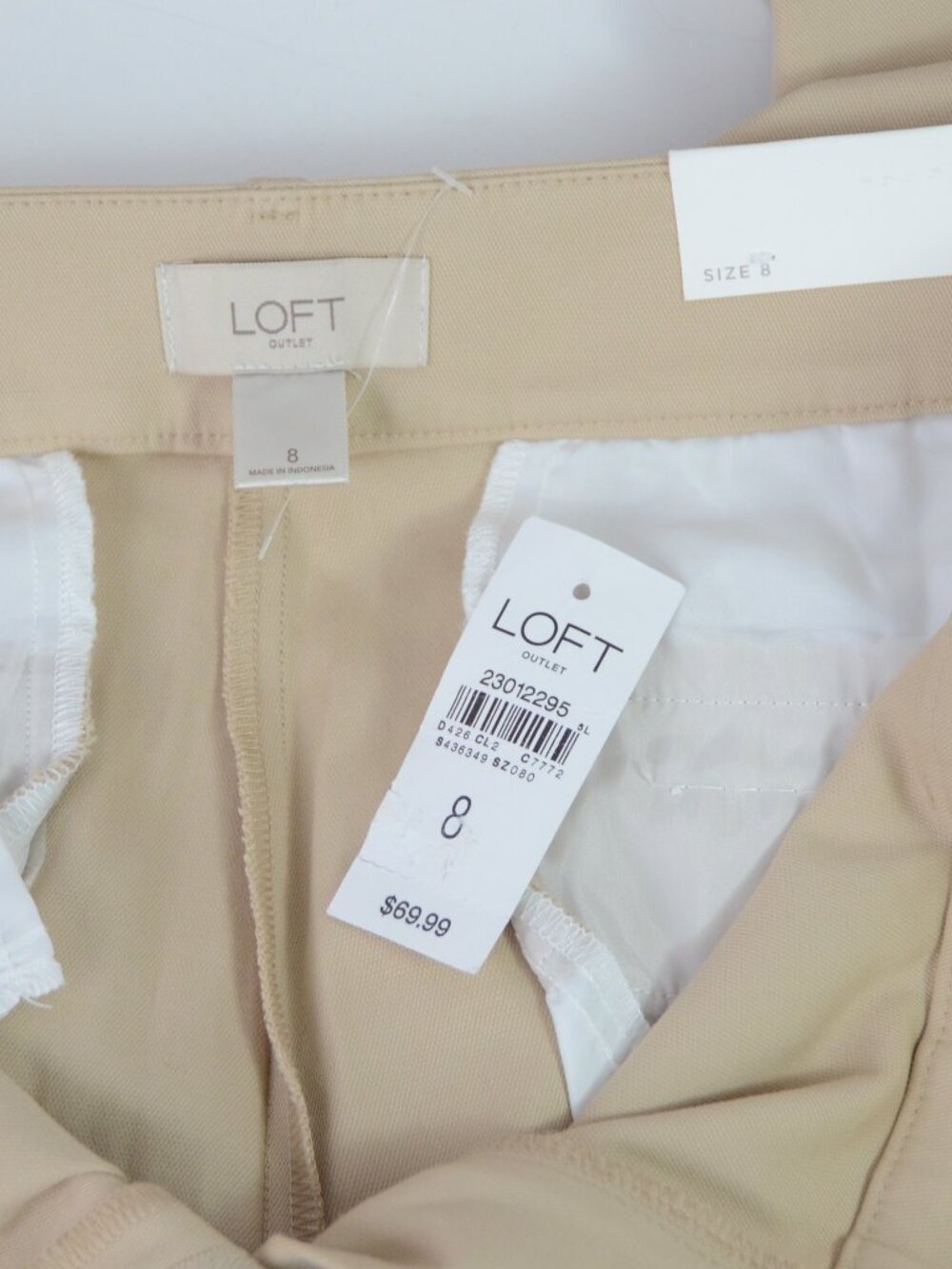 NWT LOFT Wide Leg Cropped Pants - Picture 10 of 10